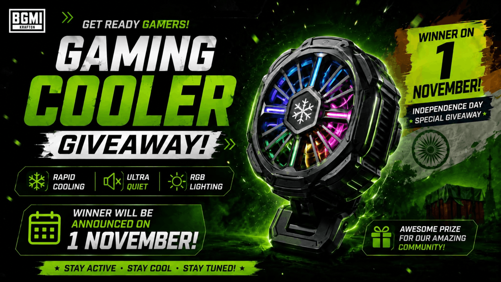 Gaming Cooler Giveaway